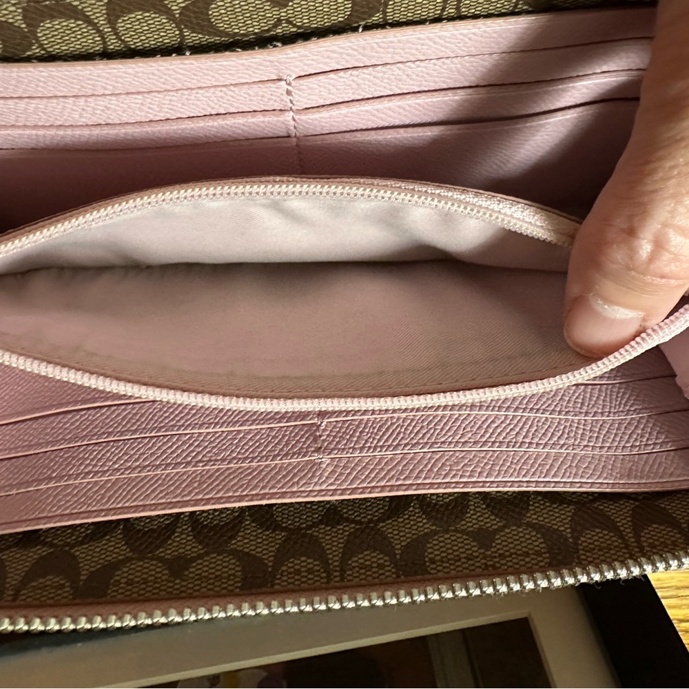 Coach Pink Wallet - Picture 10 of 13